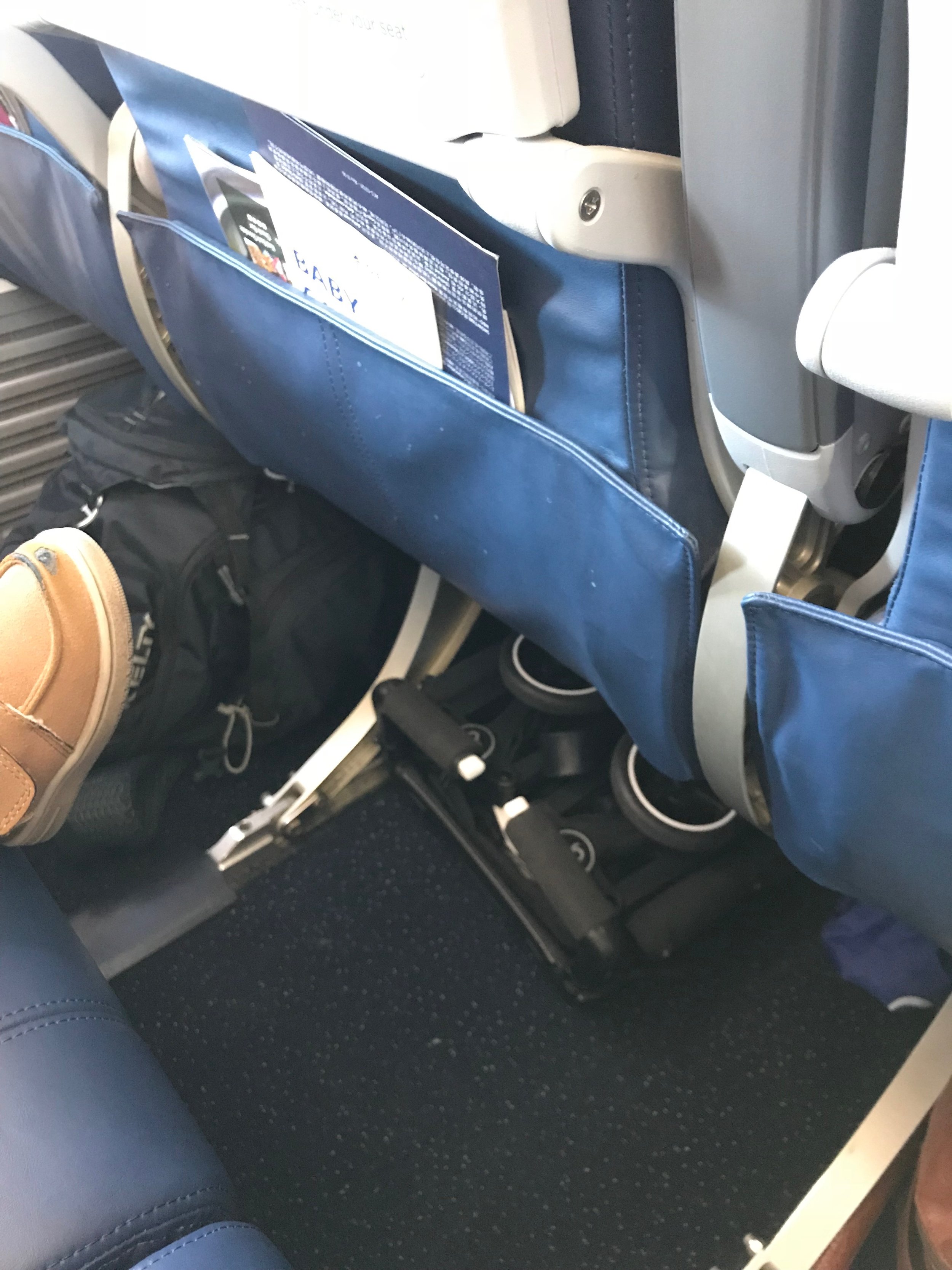 bringing a stroller on a plane
