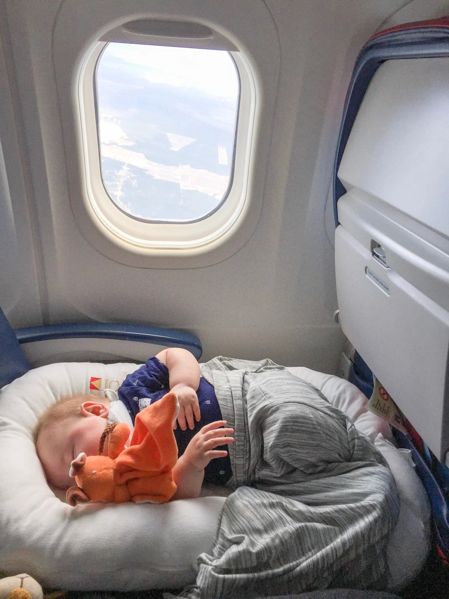 airplane travel with 2 month old