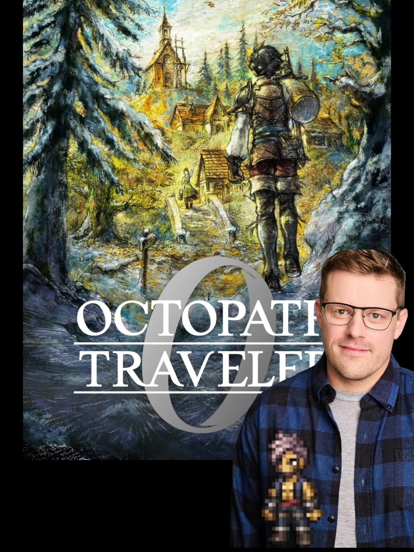 Excited I&rsquo;m in the clear to say I voice Delvecchio in Octopath Traveler 0! Better watch out for this pixelated pugilist. Always be wary of a man who wears an open vest with nothing underneath. 

#octopathtraveler0 #octopathtraveler #voiceover #