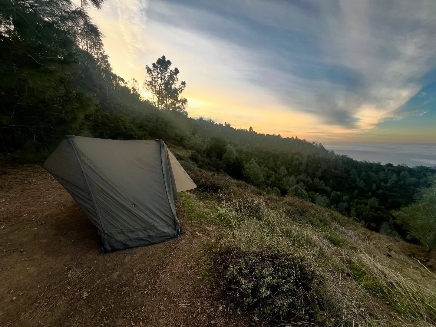 Best campsite of 2025? Easily. Prime real estate right on the SPECIFIC ocean. Silver Peak Wilderness, Big Sur, California. 

#bigsur #silverpeakwilderness #lospadresnationalforest