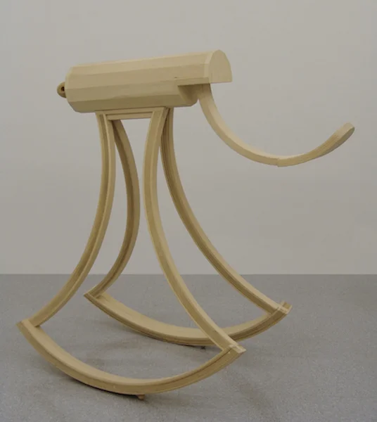 ROCKER 2002 poplar 62” x 60” x 41”