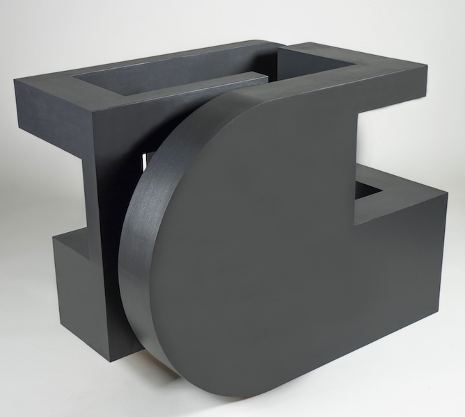 Confluence 7 2015 Plywood, Graphite, Urethane 36" x 48" x 27"