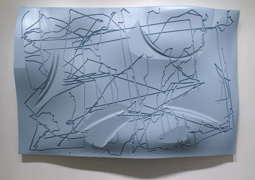 North:Blue 2013 urethane foam 48" x 72" x 6"