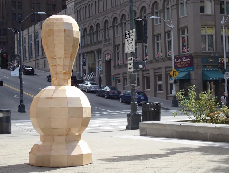 LAST MOVE 2008 birch plywood 82" x 34" x 34"
