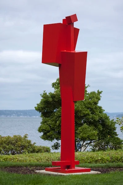 CP RED 2014/15 steel, urethane paint 84" x 46" x 23"