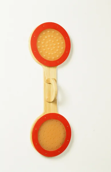 STAMP 1998 POPLAR, CAST RUBBER, PLASTIC 36” x 12” x 6”