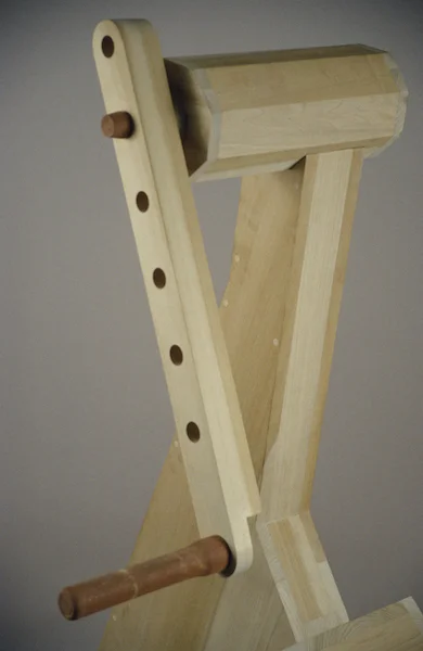 UNTITLED 2000 POPLAR, CHERRY, PLASTIC (DETAIL)