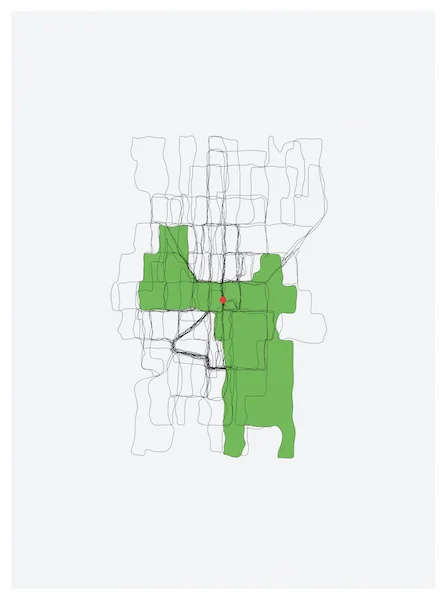TRACE 14: WEST SEATTLE (N38˚24.17'/W7˚54.19') 2014 DIGITAL PRINT 20"X15"