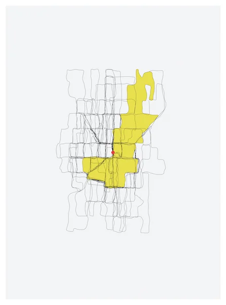 TRACE 15: WEST SEATTLE (N38˚24.17'/W7˚54.19') 2014 DIGITAL PRINT 20"X15"