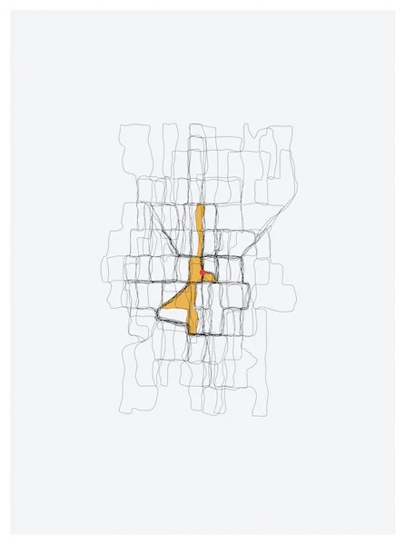 TRACE 23: WEST SEATTLE (N38˚24.17'/W7˚54.19') 2014 DIGITAL PRINT 20"X15"
