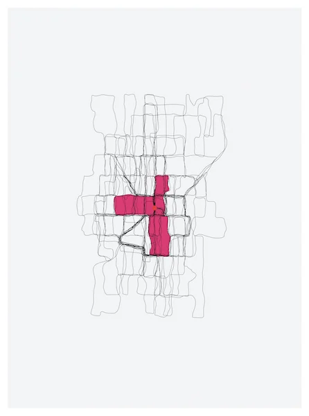 TRACE 26: WEST SEATTLE (N38˚24.17'/W7˚54.19') 2014 DIGITAL PRINT 20"X15"