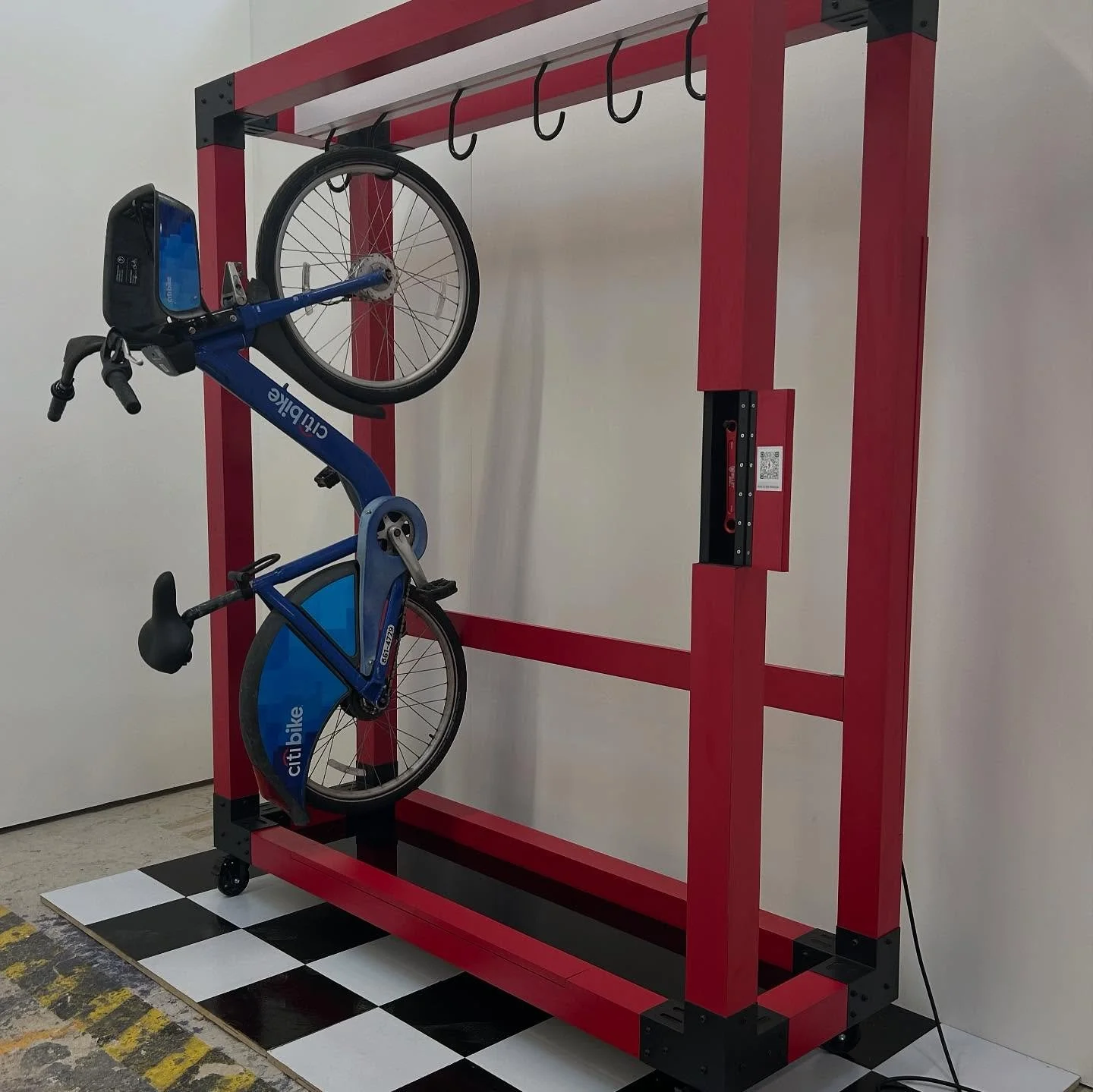 The Wheelhouse - Modular Bike rack - LED&rsquo;s, Tool Compartments, Fully Mobile and Modular - Checkout Website for the full Process and Progress of this project.