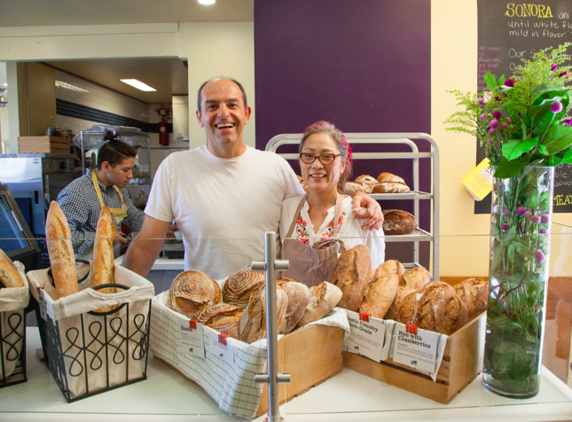 Joseph Abrakjian and Pam Watanabe of SEED Bakery, Photography by Ann Cutting 