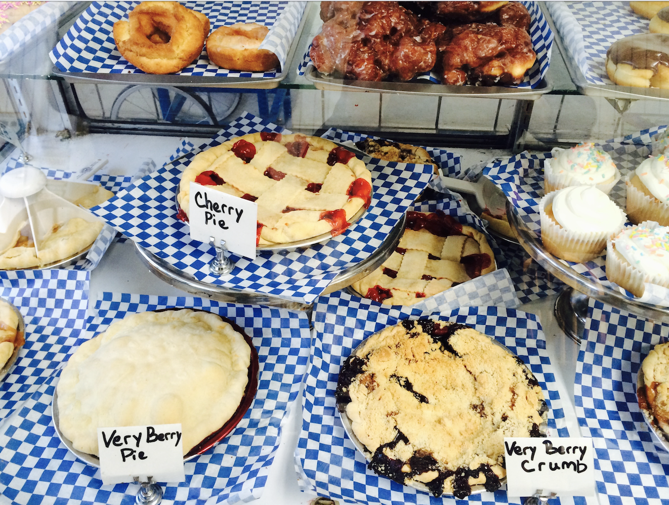 Pies from a bakery in Seattle.They know crust! 