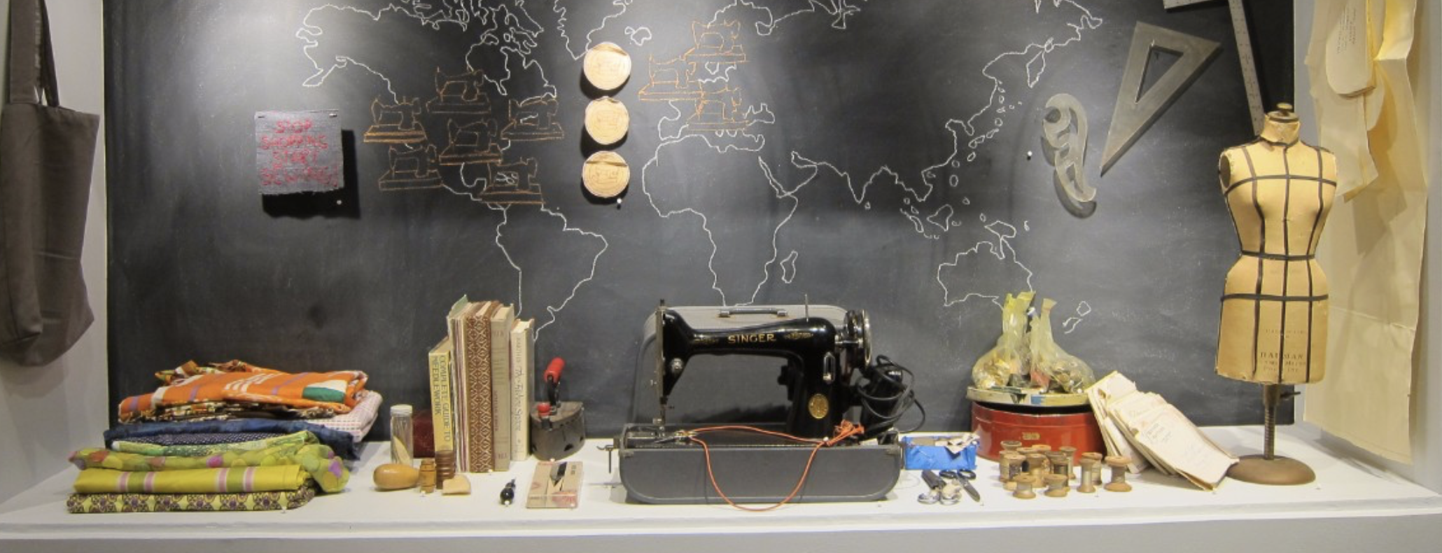 Frau Fiber’s activity archive. Craft and Folk Art Museum , 2013 | Carole Frances Lung