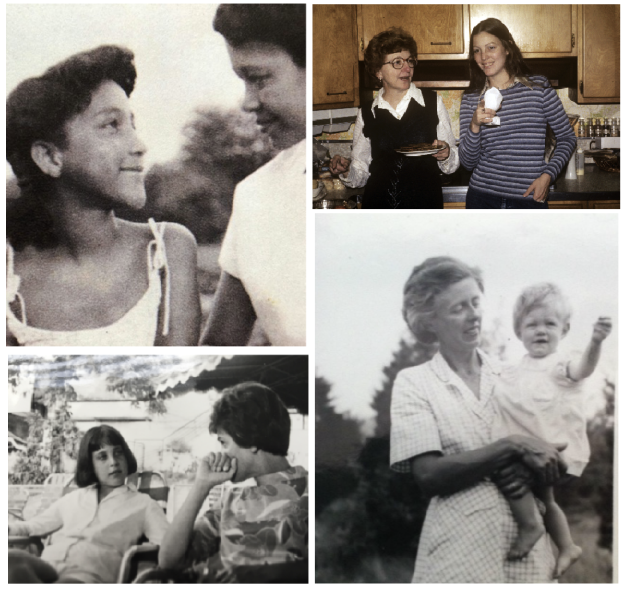 I See You: a collection of mother/daughter portraits of friends and neighbors. Each mother gazes directly at her daughter. 