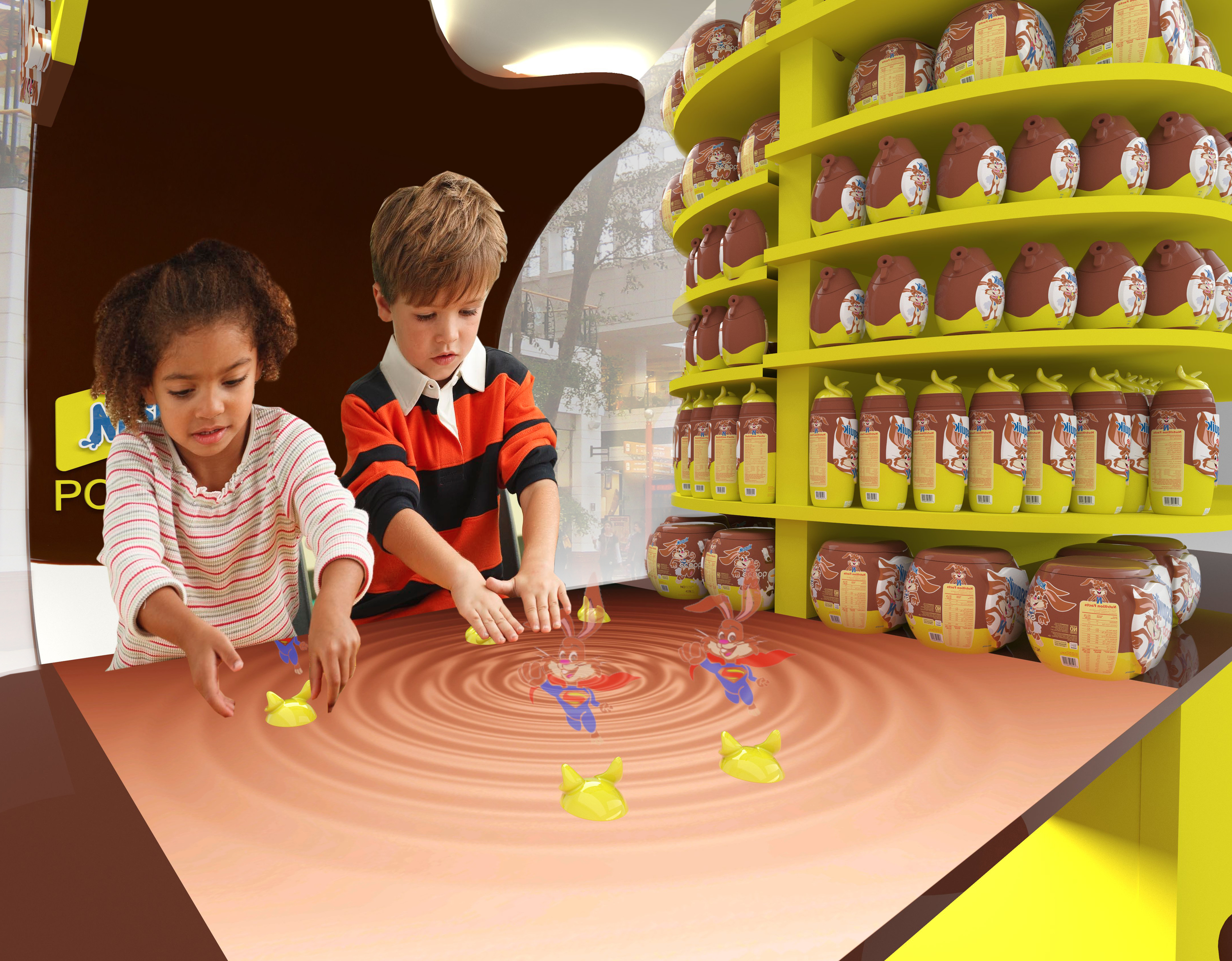 interactive table using augmented reality