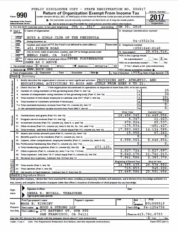 IRS Form 990-2018