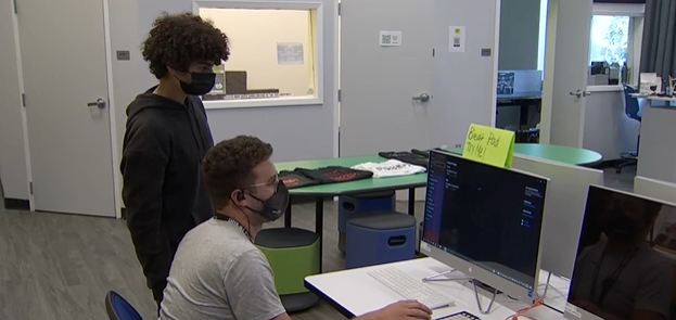 KTVU: Teen Tech Center at EPA Clubhouse