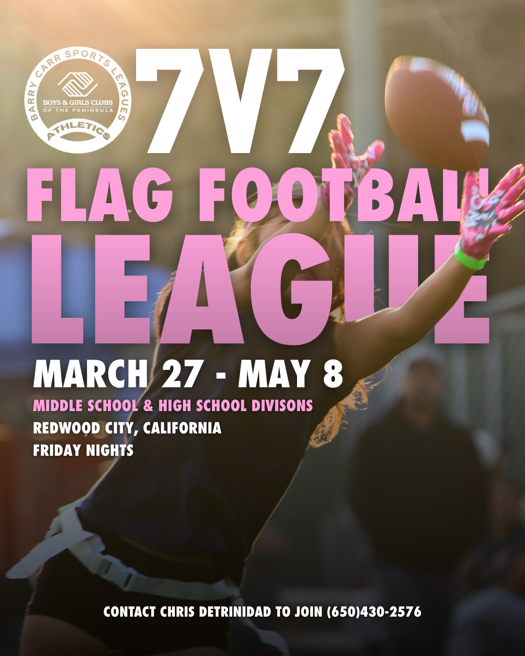 7v7 Girls Flag-Football League 