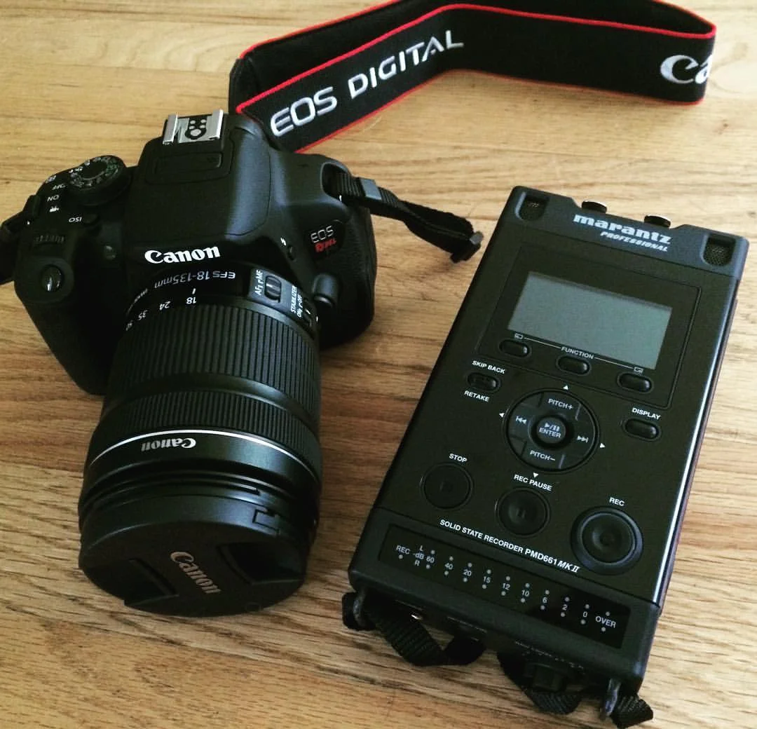 The new camera and audio recorder have arrived!