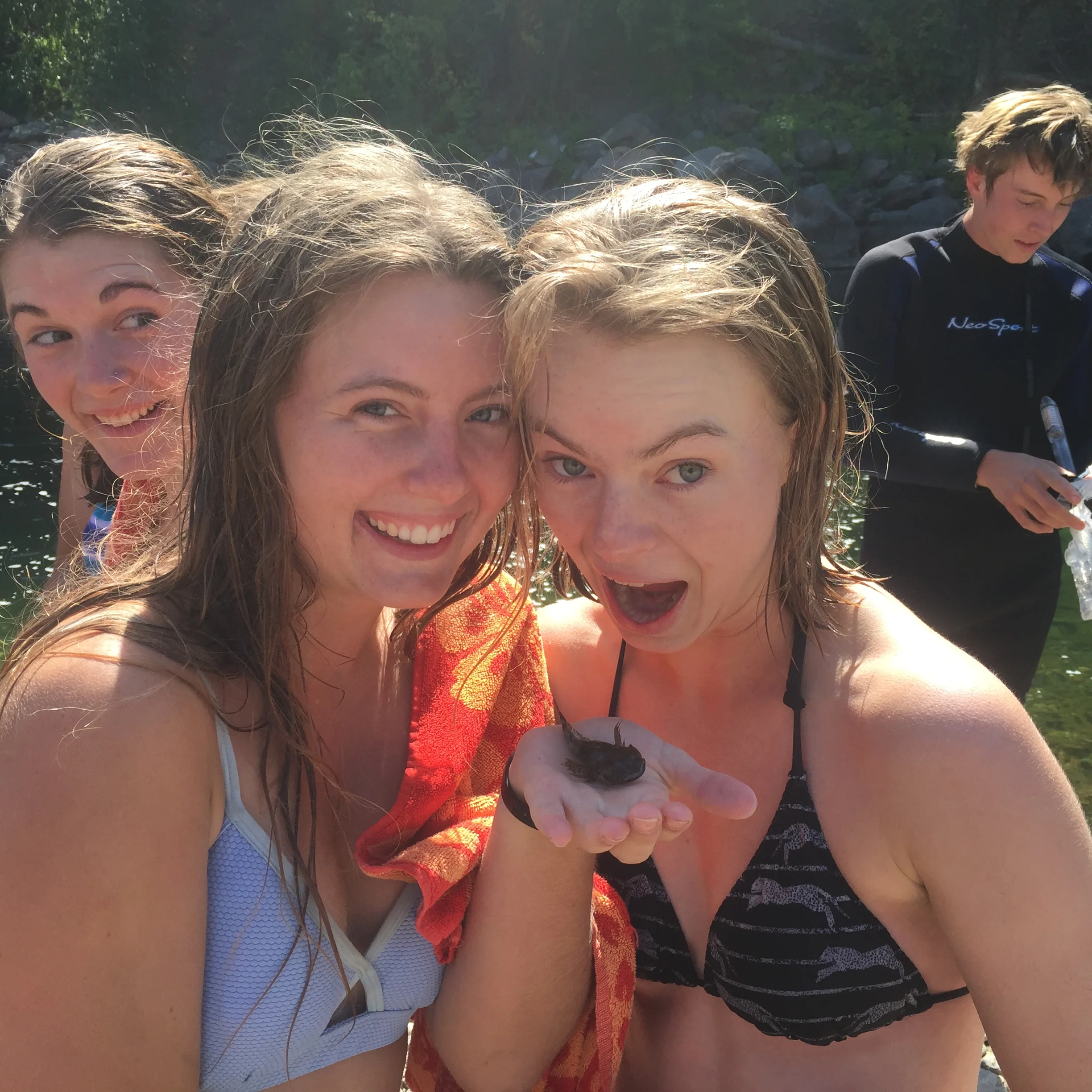 Marveling at a Sculpin on the Methow River