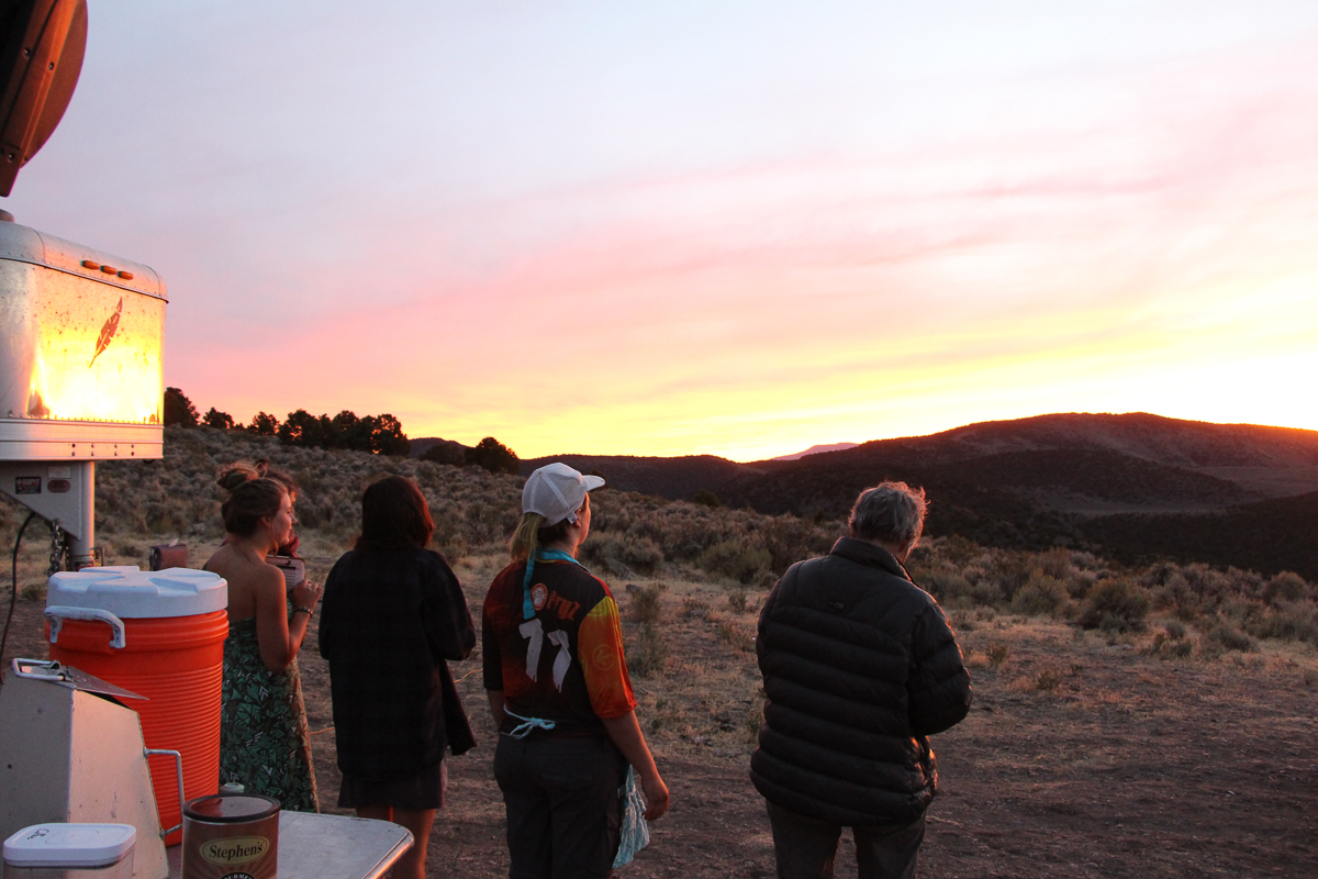 Sunset on Monroe Mountain