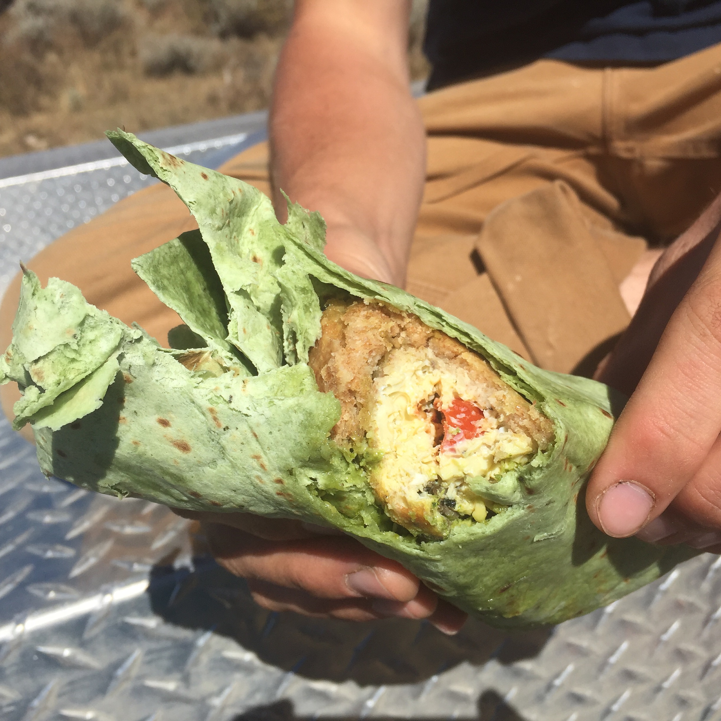 Lunch of the Day: Quiche Wrap