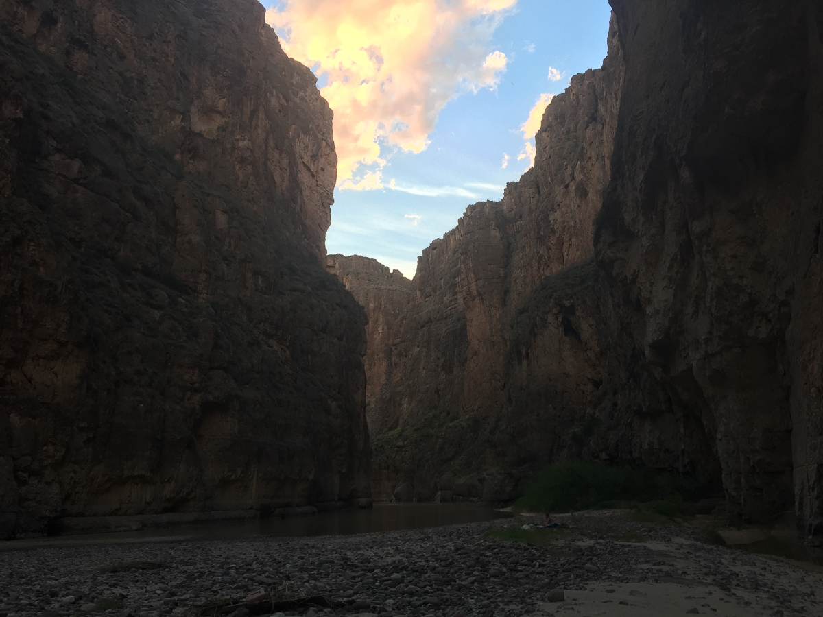 Dawn in the canyon