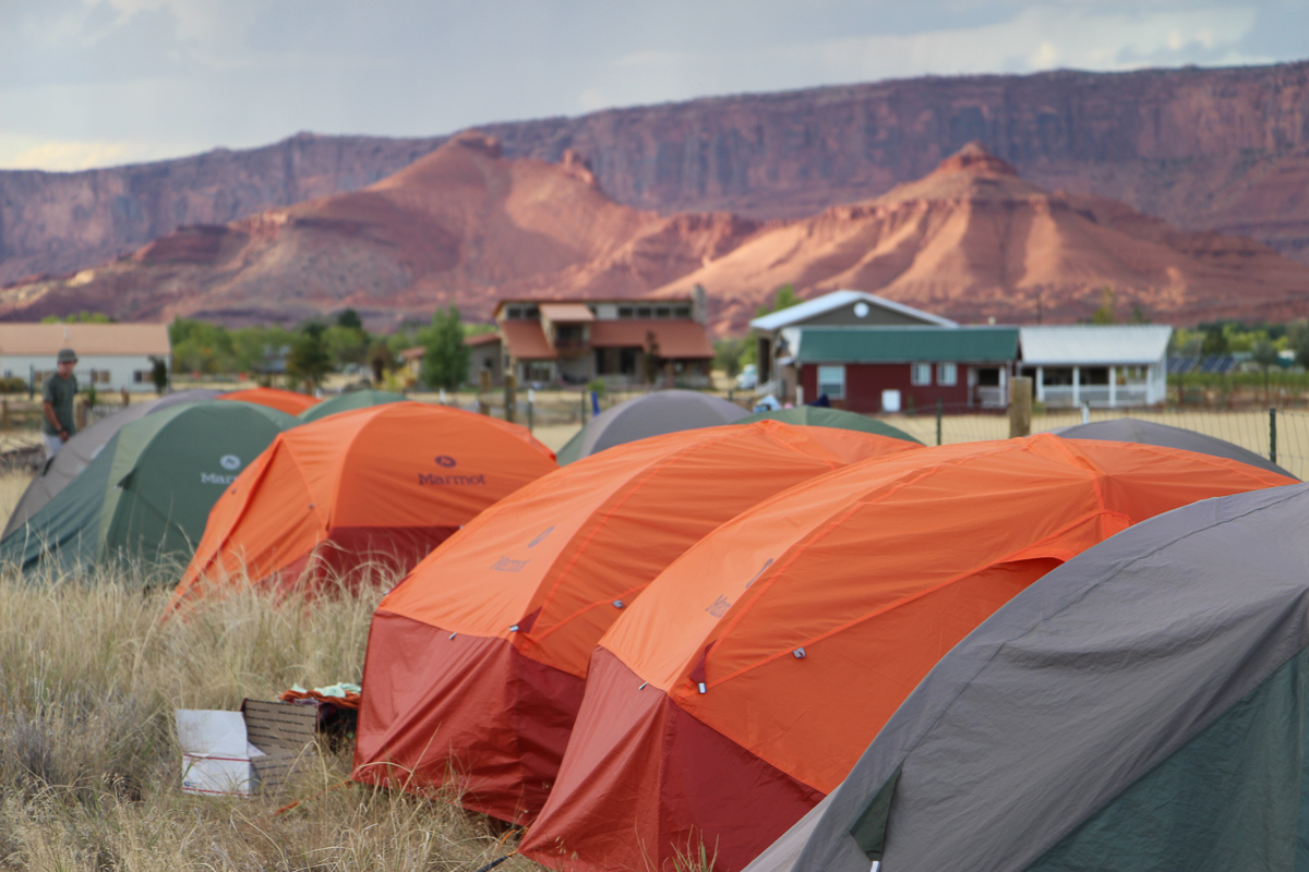 Castle Valley tent city