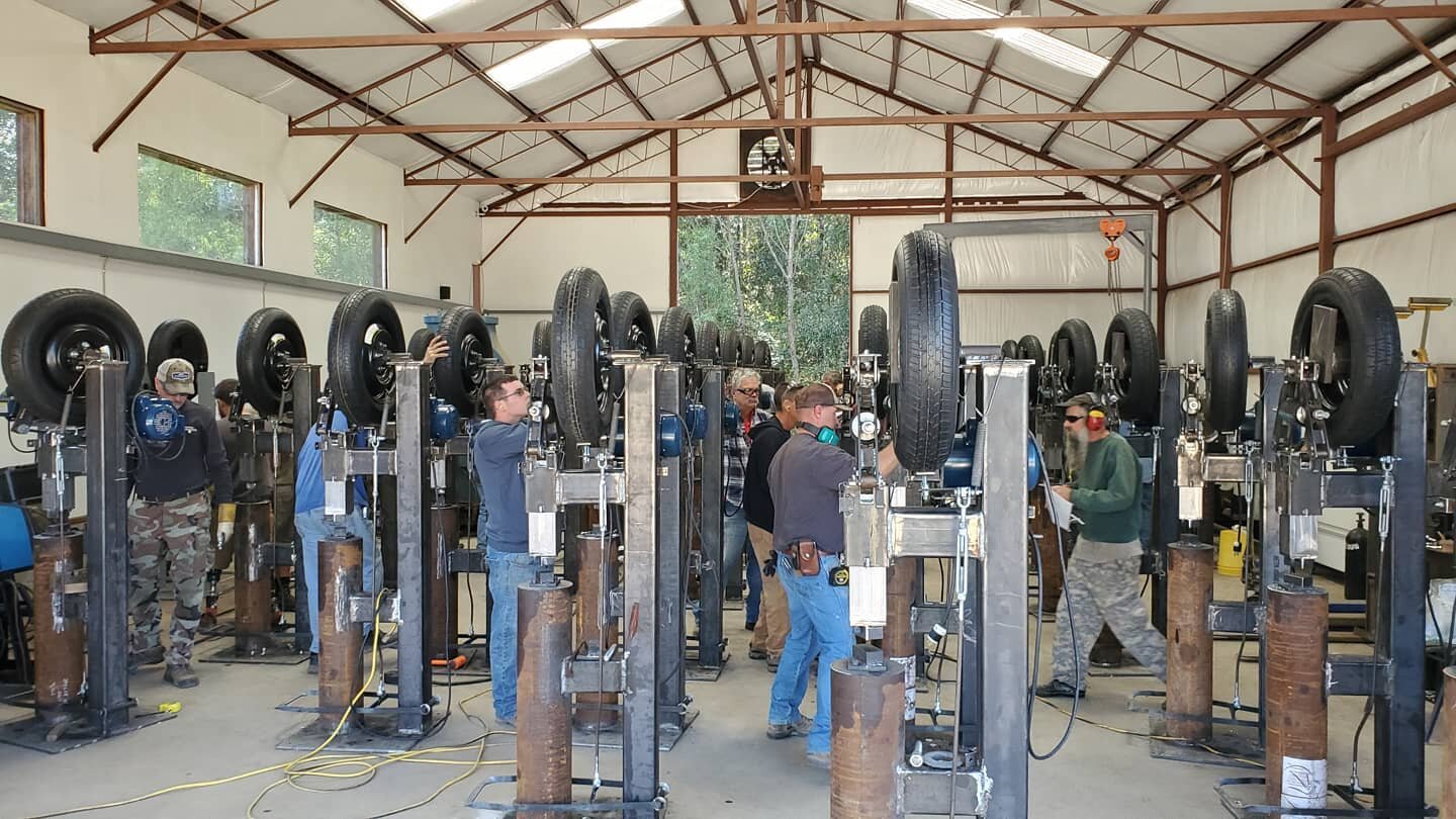 #clayspencer #tirehammer build. #toolsofthetrade #blacksmithing #metalworking #metal #sculpture #functionalart #ironwork #goodpeople #work