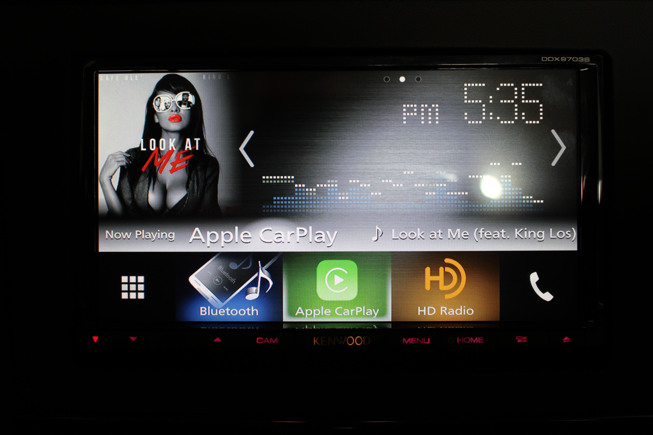 A photo of my dash after the installation, clearly a night and day difference.