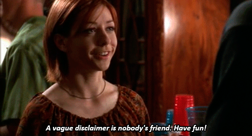 So mine’s not going to be vague.