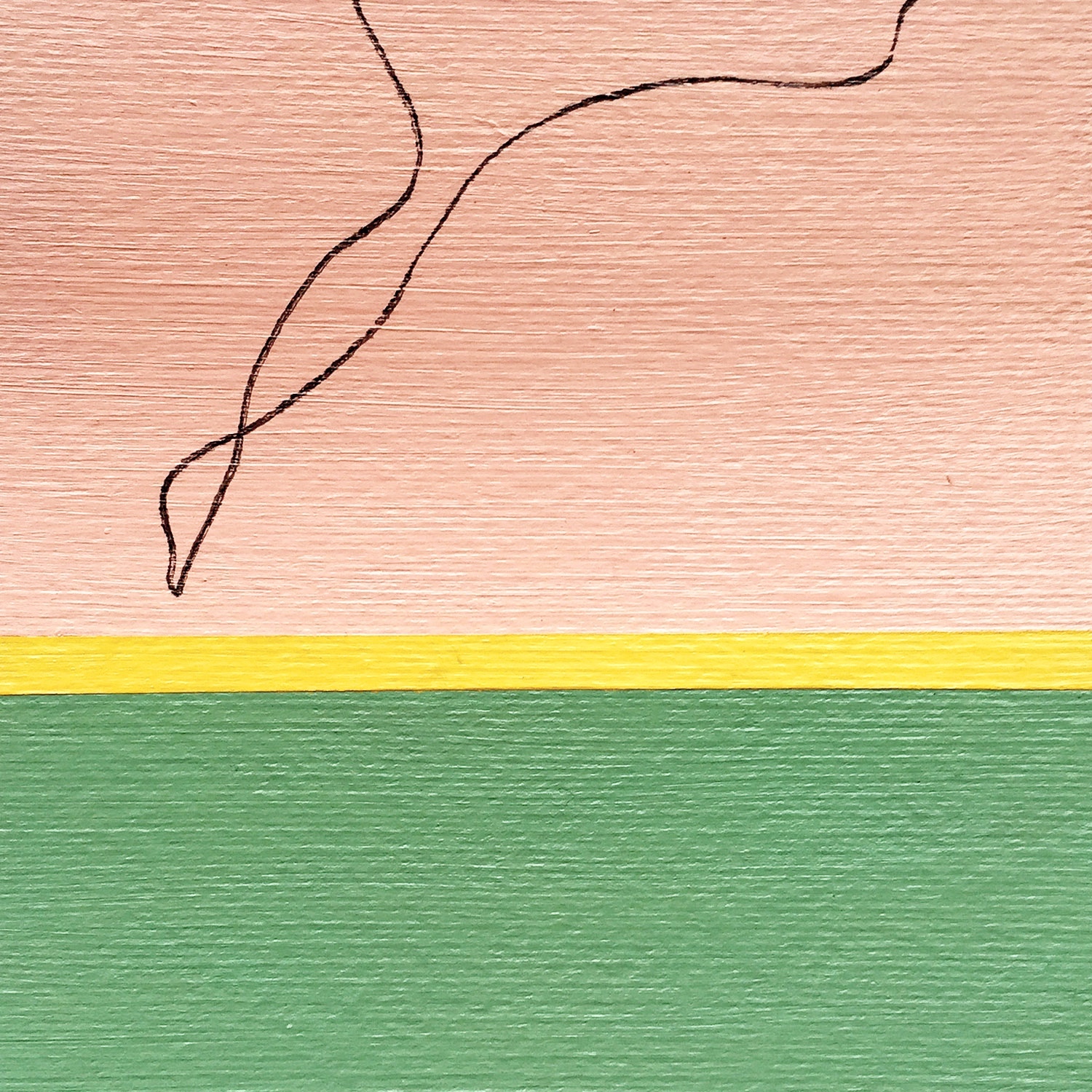  Simplicity 2 | Oil on paper | 15cm x 15cm | 2018 