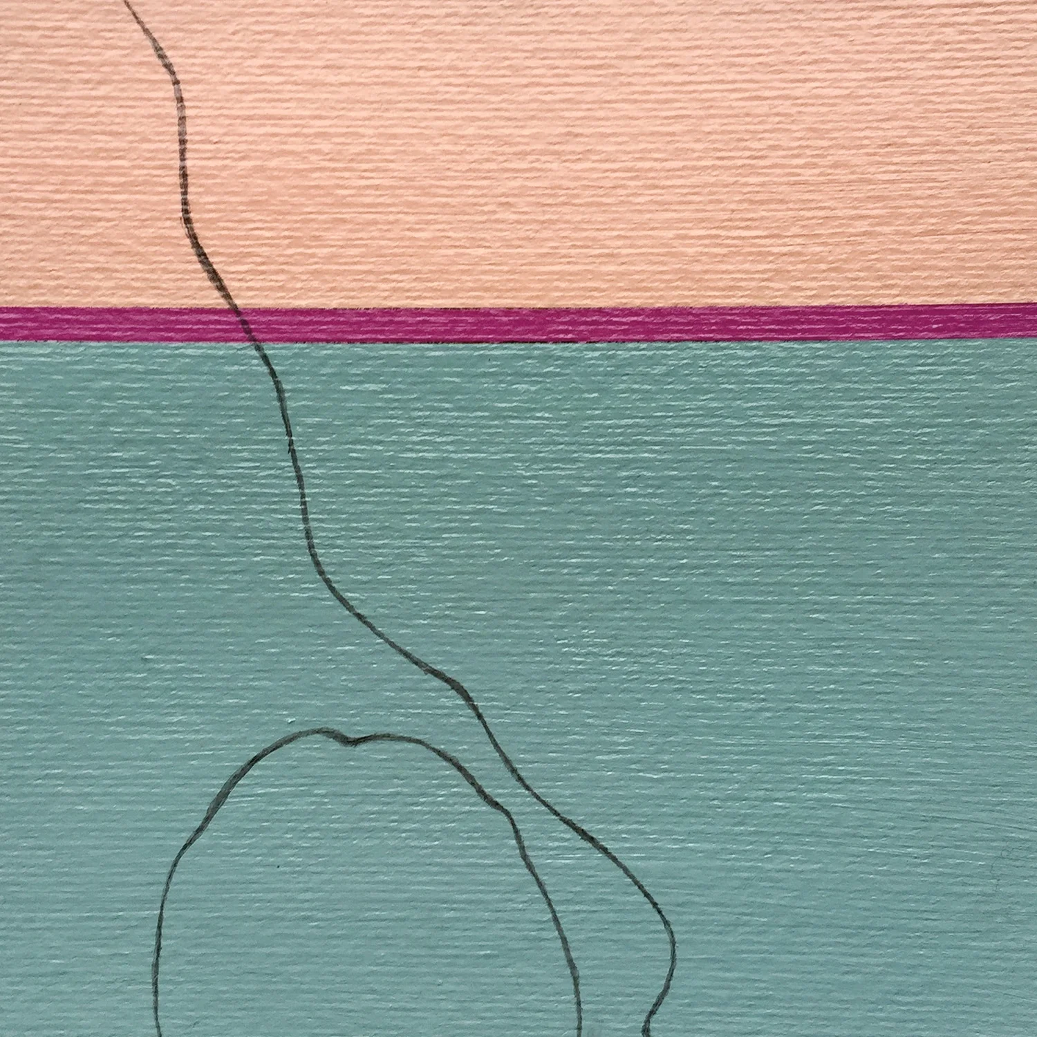  Simplicity 4 | Oil on paper | 15cm x 15cm | 2018 