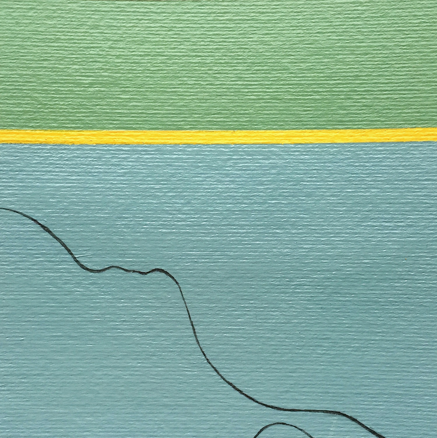  Simplicity 5 | Oil on paper | 15cm x 15cm | 2018 