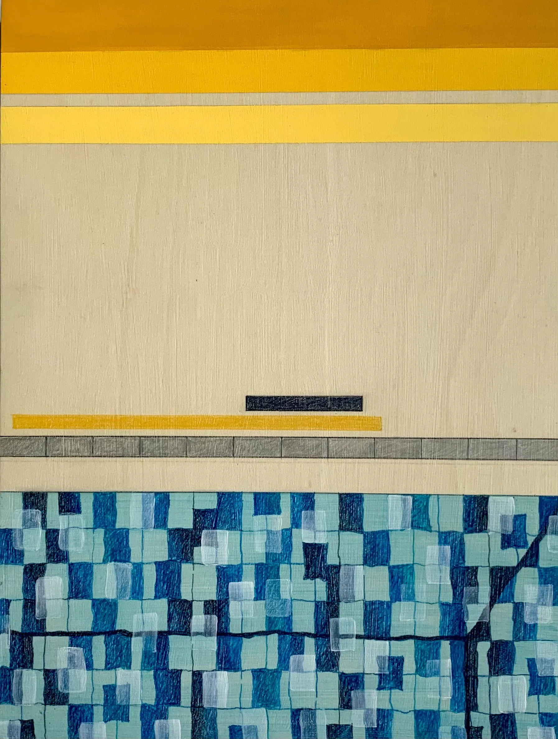  Underwater 3 | Mixed media on wood |30.5cm x 41cm | 2020 