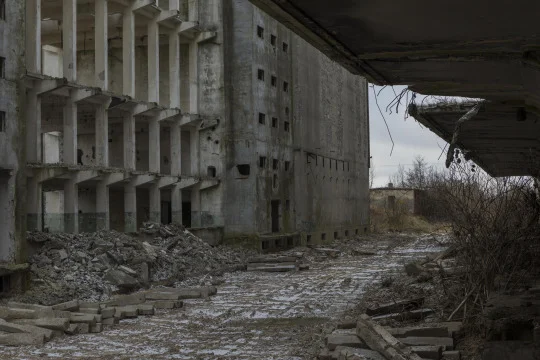 Abandoned Silos, Poland by Jacek Pilarski. Posted to tumblr by beautyofabandonedplaces