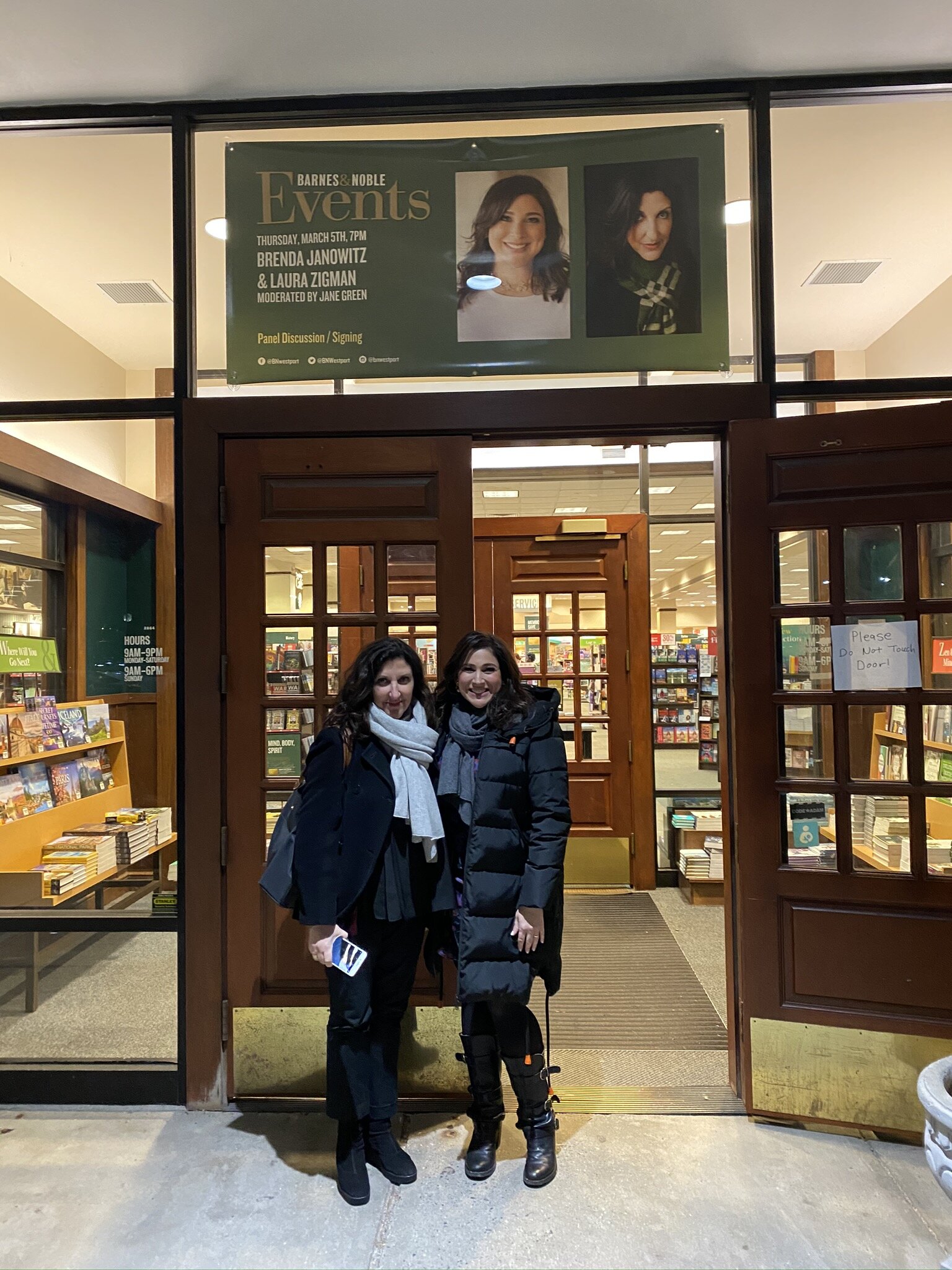 In conversation with Laura Zigman and Jane Green, Barnes and Noble, Westport, CT