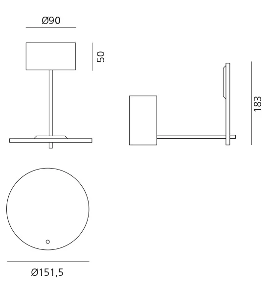 orbiter artemide lighting