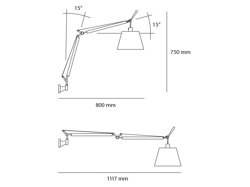 tolomeo parete basculante artemide lighting