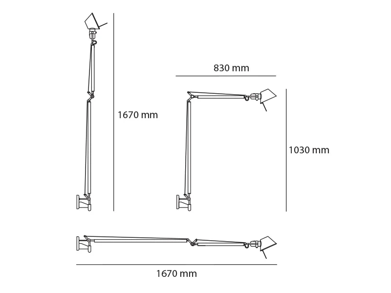 tolomeo braccio artemide lighting
