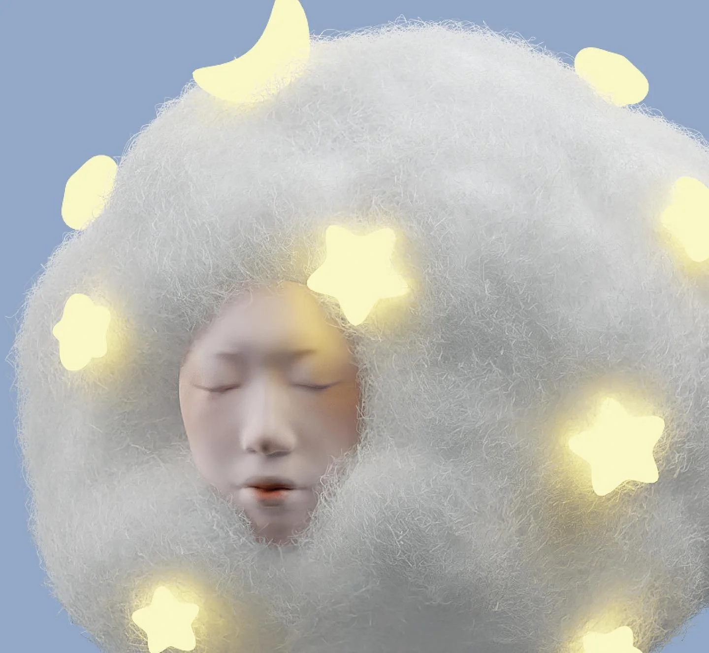 Designed a Joy cloud☁️with my face 3D-scanned.

#3dart #3dmodeling #3drender #3drendering