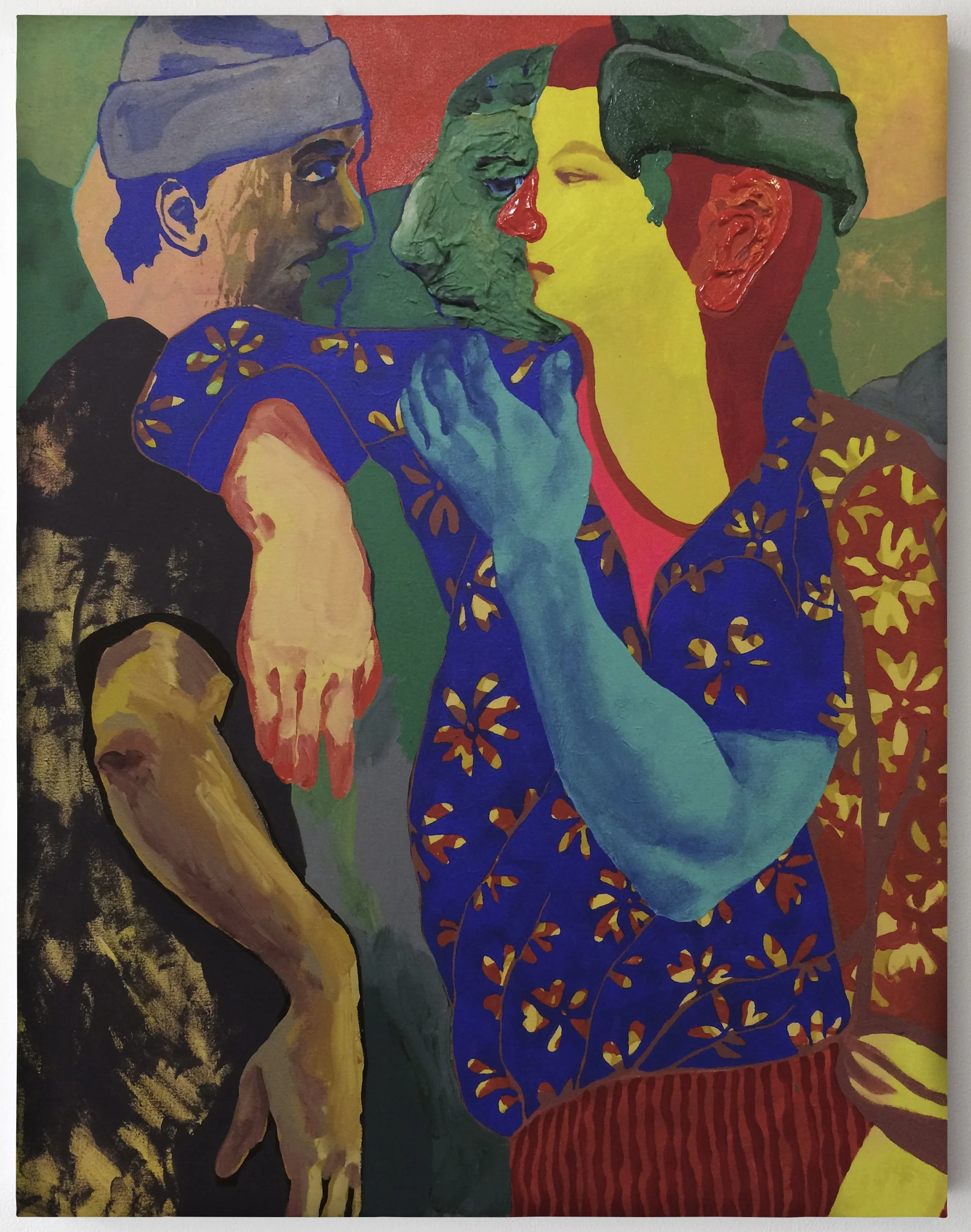   Rappin the Talk   acrylic on canvas  28 x 36 in / 71 x 91.5 cm 