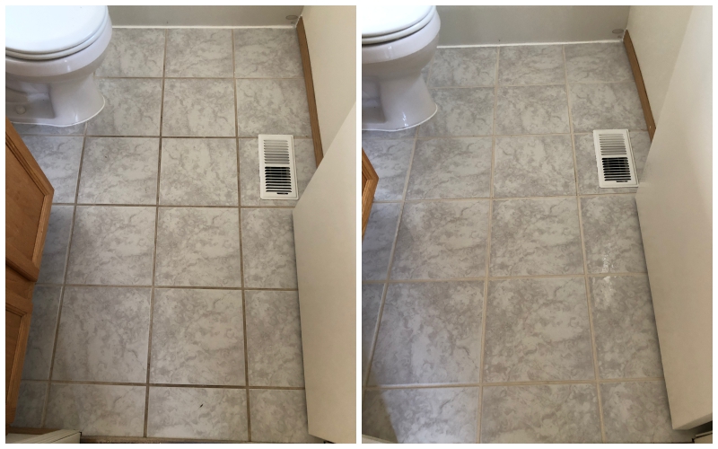 Scrub Tile and Grout  Deep Clean Grout Joints and Tile