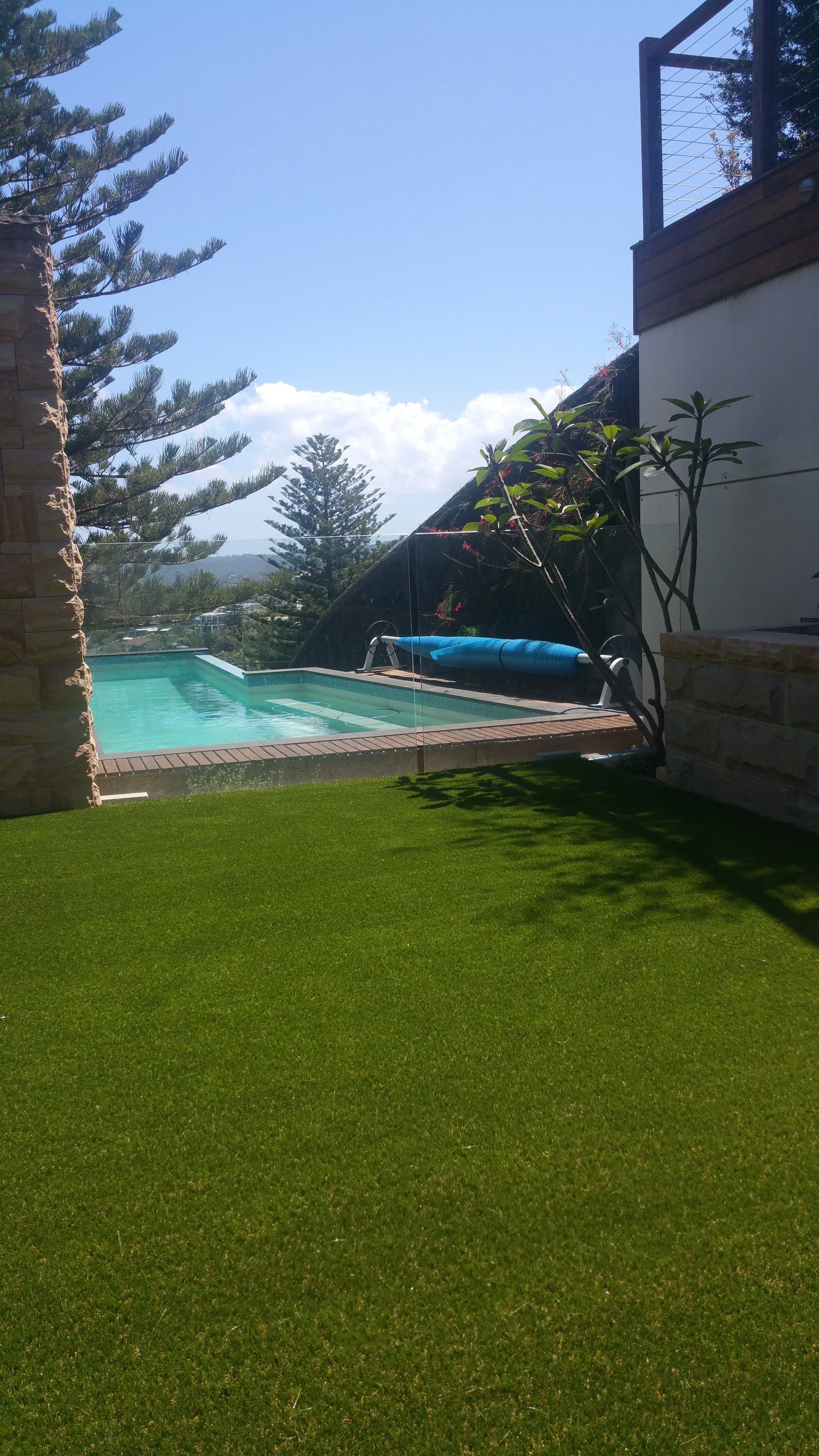 #synthetic grass and pools