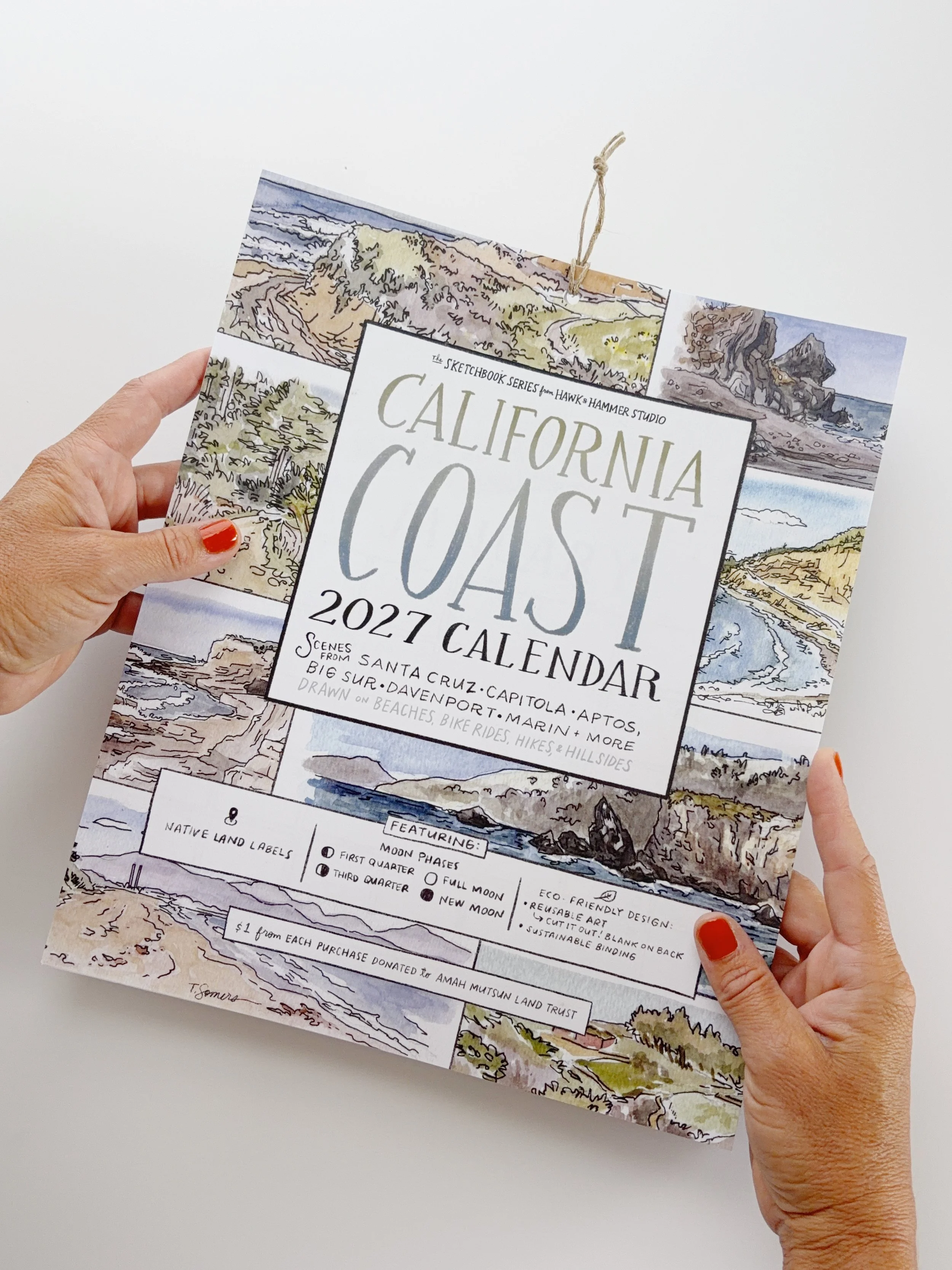 2027 Calendar:  California Coast  (The Sketchbook Series)
