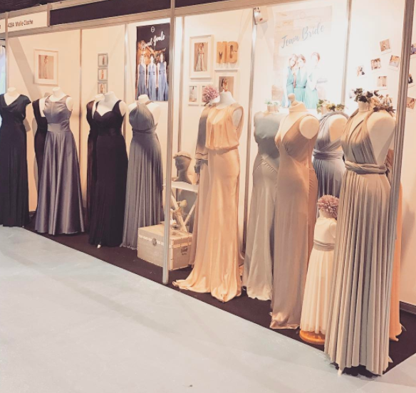 We took our beautiful Bridesmaid dresses to The Scottish Wedding Show at the SECC.