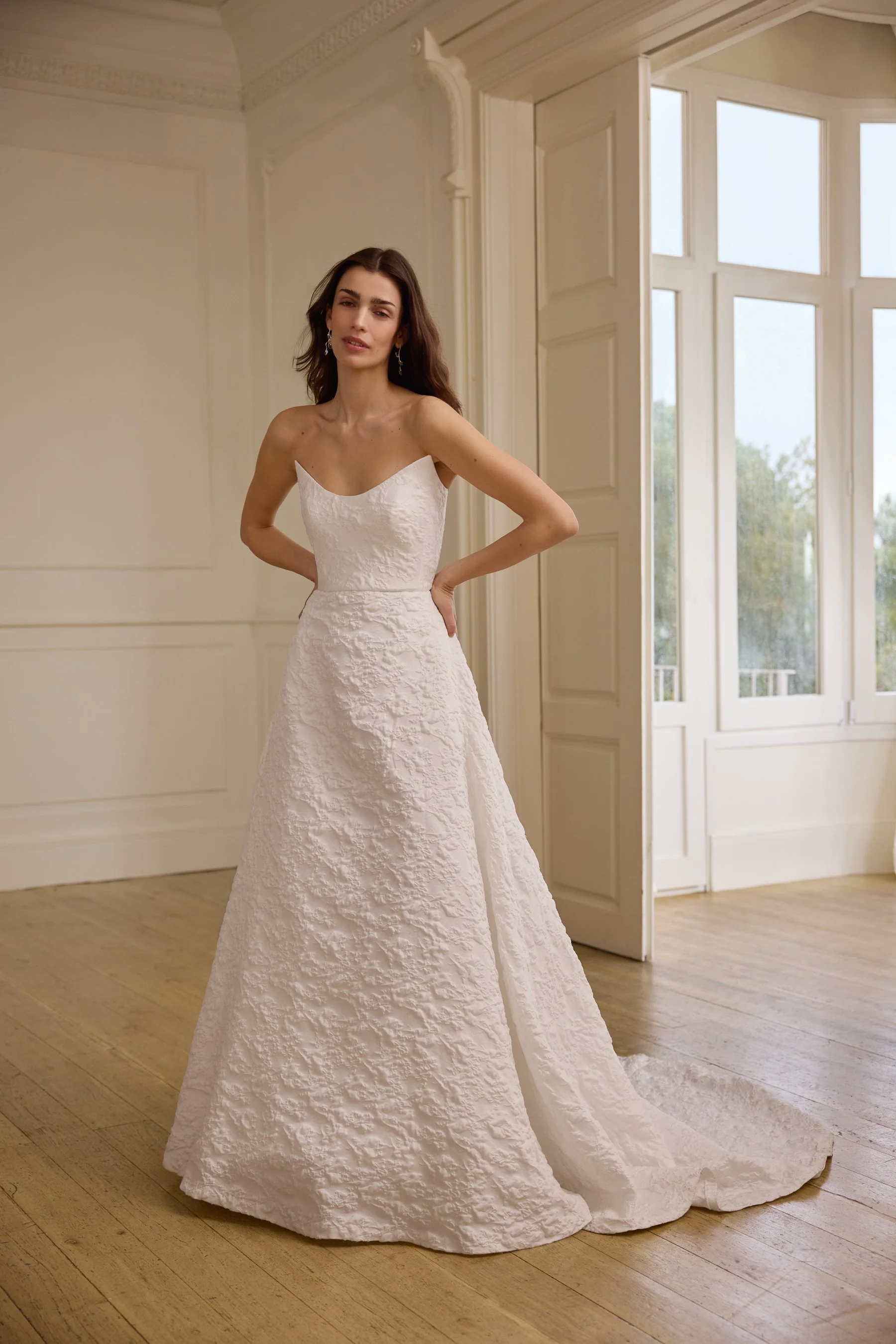  Style 2717 (sample in-store in plain satin)  