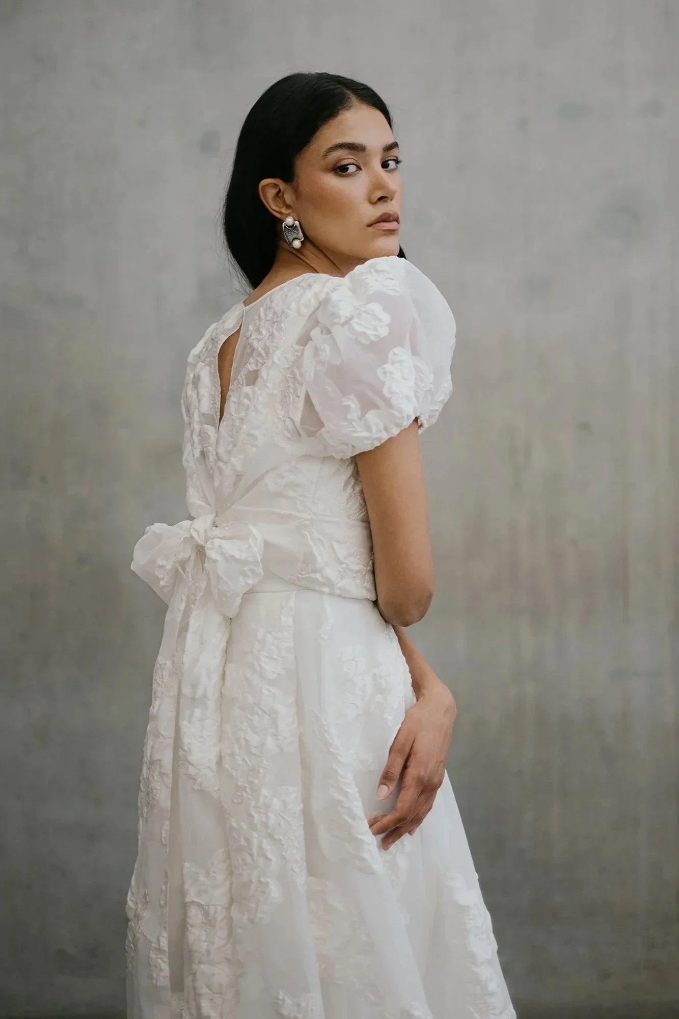 UNBRIDLED-STUDIO-ISLA-JACQUARD-WEDDING-DRESS-HALLIE-PUFF-SLEEVE-TOP-13.webp